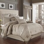 Beaumont Champagne 4-Piece Comforter Set By J Queen