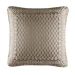 Beaumont Champagne Square Decorative Throw Pillow By J Queen