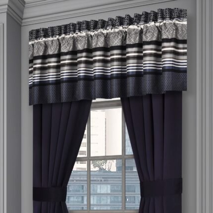 Carlisle Indigo Straight Window Valance