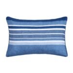 Carson Blue Boudoir Decorative Throw Pillow 22" x 14"