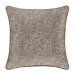 Cracked Taupe Ice Decorative Throw Pillow 20" x 20" By J Queen