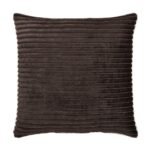Everett Mocha Square Decorative Throw Pillow 20" x 20"