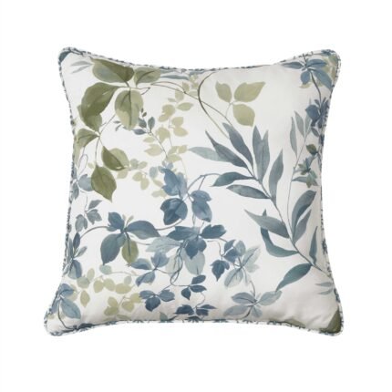 Evergreen Blue Square Decorative Throw Pillow 16" x 16"