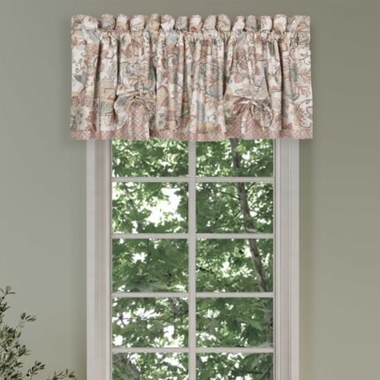 Janessa Spice Straight Window Valance