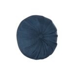 Messina Navy Round Decorative Throw Pillow 15" x 15"