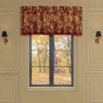 Montecito Red Straight Window Valance-