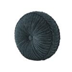 Nancy Teal Round Decorative Throw Pillow 15" x 15"